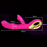 G-Spot Vibrator Clitoral Stimulator For Women USB Rechargeable Wand Discreet Massager For Couples With Color Of Purple And Pink