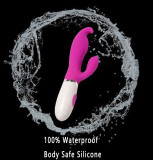 Hook Tip Rabbit Vibrator Dildo for Vagina Adult Toy Sex Things for Couples G Spot Vibrator Stimulator Clit Vibrator Sex Toy for Anal Play Adult Toy for Couples Men and Women