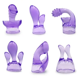 Magic Wand Massager Attachments 6PCS/SET Body Vibrator Headgear Different Styles Vibration Massager for women