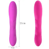 Heating Vibrator 10 Powerful Multi-Speed 100% Waterproof USB Charge G-spot Vagina and Clitoris Vibrating dildo Penis