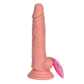 Voice Reactive Rotating Dildo Liquid Silicone Vibrating Cock Realistic Penis of Porn Star with Suction Cup for Women Masturbation G-Spot Vibrator Anal Play Sex Toy