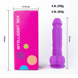 8 Inch Dildo Realistic Body Safe Liquid Silicone Dildo Strong Suction Cup Extremely Soft Adult Toy 100% Waterproof Life Size Adult Sex Toy