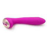 G Spot Clit Vibrator Vagina Clitoris Stimulation Silicone Rechargeable Vibe Dildo Sex Toy for Women