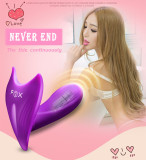 Heating Wearable Butterfly Panties Remote Control Waterproof Rechargeable Sex Toys For Women