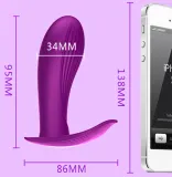 Heating Wearable Butterfly Panties Remote Control Waterproof Rechargeable Sex Toys For Women