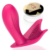 Heating Wearable Butterfly Panties Remote Control Waterproof Rechargeable Sex Toys For Women