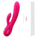 Heating Vibrator Powerful Multi-Speed 100% Waterproof USB Charge G-spot Vagina and Clitoris Vibrating dildo