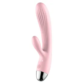 Heating Powerful G-spot Vibrator Rechargeable Rabbit Vibrator 10-speed Clitoris Stimulator with Dual Motors