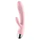 Heating Powerful G-spot Vibrator Rechargeable Rabbit Vibrator 10-speed Clitoris Stimulator with Dual Motors