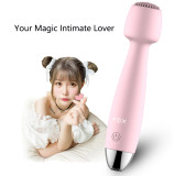 Electric Massager Wand Personal Handheld Therapy Shoulders Foot Neck Back Face Massage Magic Cordless Vibration Rechargeable Silicone Vibrator