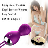Kegel Ball Ben Wa Balls 7-Frequency Silicone Massage Egg with Remote Control for Women Pelvic Floor Exercise Postpartum Massager