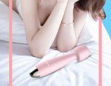 Electric Massager Wand Personal Handheld Therapy Shoulders Foot Neck Back Face Massage Magic Cordless Vibration Rechargeable Silicone Vibrator