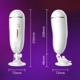 Vibrating Male Masturbator With Moaning Function Hands-free Masturbation Cup