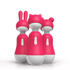 Girl Cute Massagers with Changeable heads for body massage sex toys for women couples