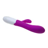 Rabbit Vibrator Enlarged Veined Head Dildo for G-Spot Clit Stimulation Sex Toy for Women