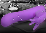 Personal Wand Massager Rambling Wireless Waterproof Multispeed Rabbit Dildo Vibrator Double G-spot Massager Adult Sex Toy