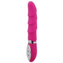 Women's G-spot Vibrator Rippled Stimulation Dildo Silicone Adult Toy for Sex