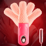 7.5 inch Tongue Vibrant Toy For Women Mini Oral Licking Tongue Stimulator With Bullet Egg 3 Speed Vibe Vibrate Adult Toy Pink