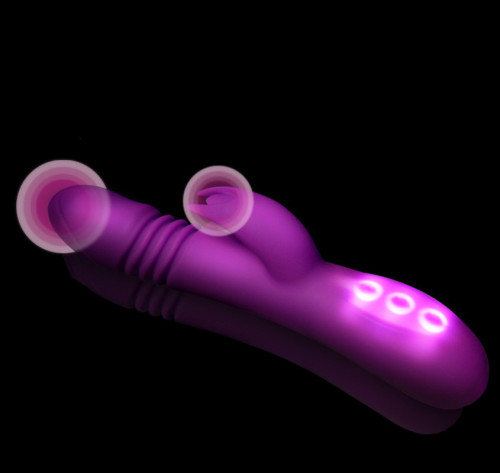 US$ 40.66 - Heating Thrusting Rotating Dildo Vibrator Dual Motor Rabbit  Vibrator Women Toys - m.runsone.com