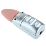6 inch Tongue Vibrant Toy For Women Mini Oral Licking Tongue Stimulator With Bullet Egg 3 Speed Vibe Vibrate Adult Toy Silver