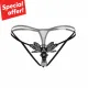 Women's Sexy Thongs See-Through G-String Bikini Stretchy Mesh Crotchless panties Underwear Pearl Lingerie Perfect Gift For Women