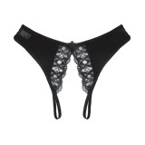 Women's Sexy Floral Mesh Crotchless Panties G-String Thong Lingerie Underwear