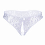 Women's Sexy Floral Lace Tanga Crotchless Panties Mesh Lingerie Underwear For Ladies Girls