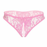 Women's Sexy Floral Lace Tanga Crotchless Panties Mesh Lingerie Underwear For Ladies Girls