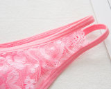 Women's Sexy Floral Lace Tanga Crotchless Panties Mesh Lingerie Underwear For Ladies Girls