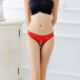Women's Sexy Floral Lace Tanga Crotchless Panties Mesh Lingerie Underwear For Ladies Girls