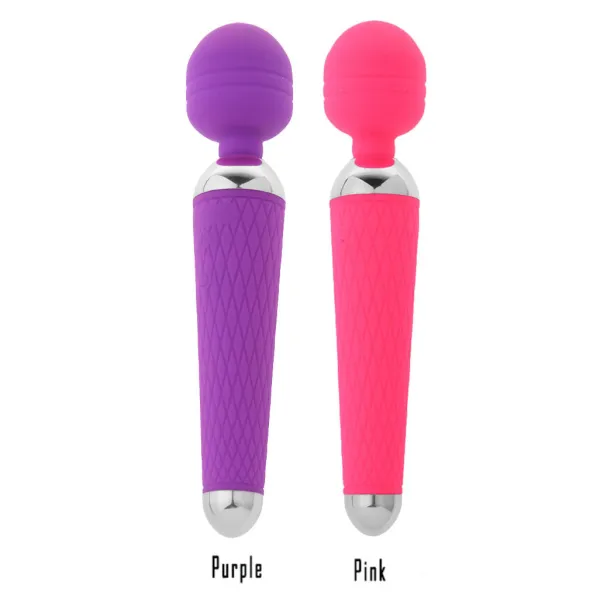 Wand Massager Rechargeable Vibrator Handhold Cordless Portable Body AV Clit Vibe Adult Sex Toy For Women Couples