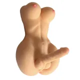 3D Silicone Realistic Big Breast Large Dildo Sex Love Doll Torso for Men Lesbian