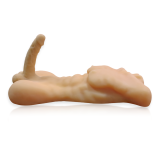 Male Torso 3D Sex Doll Chiseled Male Body Realistic Love Doll with Large Dildo Penis Adult Toy