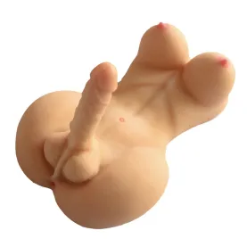 3D Silicone Realistic Big Breast Large Dildo Sex Love Doll Torso for Men Lesbian