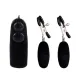 Nipple Clamps With Vibrating Eggs Wire Remote Control