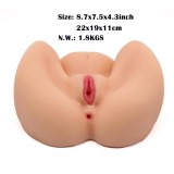 Pussy Ass Doll 3D Realistic Silicone Vagina Anal Pussy Male Masturbator