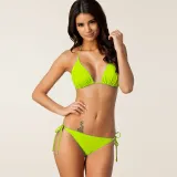 Top Quality Plus Sizes Bikini Swimsuits Tie Side Triangle Bikinis Set Removable Pads Swimming Suit For Women