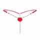 Women's Sexy Thongs See-Through G-String Bikini Stretchy Mesh Crotchless panties Underwear Pearl Lingerie Perfect Gift For Women