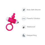 Cock Ring With Bullet Vibrator Anal Beads Clitoral Stimulator Enhanced Penis Hardness Sex Toy for Men