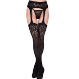 Women's Fishnet Tights Suspender Pantyhose Thigh-High Stockings