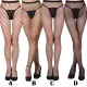 Women's Colorful Sexy Suspender Pantyhose Fishnet Garter Stockings Patterned Thigh High Tights