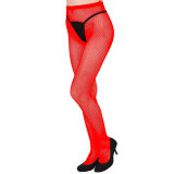 Women's Colorful Sexy Suspender Pantyhose Fishnet Garter Stockings Patterned Thigh High Tights