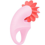 Cock Ring 12 leaves lick 1500 times per minute Sensitive Part Stimulation Adult Toy Clits Nipple Balls Stimulate Sex Toy