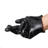Magic Soft Flirting Massage Glove Ribbed Teasing Fingers Gloves For Sex For Women Couples