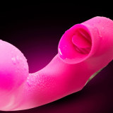Sucking Clitoris Vibrator G-Spot Stimulator Rechargeable Licking Tongue Dildo Adult Toy for Sex