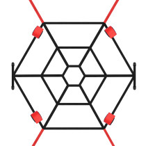 Spider Web Flirting Bondage Tie Up SM Sex Toy For Bedding Games
