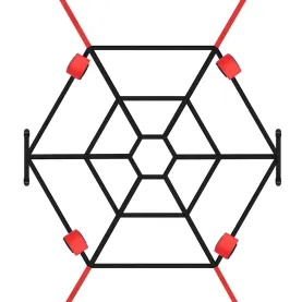 Spider Web Flirting Bondage Tie Up SM Sex Toy For Bedding Games