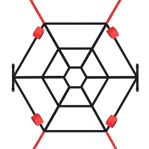 US$ 29.98 - Spider Web Flirting Bondage Tie Up SM Sex Toy For Bedding Games  - m.runsone.com