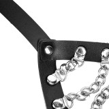 Chain Leather Underwear Sexy Thong For Women