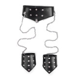 Restraint Bondage Handcuffs Neck Collar For Women